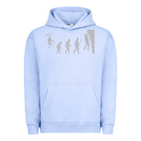 Pigment Grape Ice funny rock climbing evolution Urban Hoodie - linhVisuals