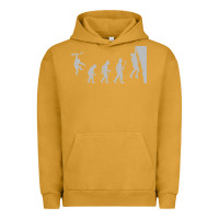 Pigment Peanut Butter funny rock climbing evolution Urban Hoodie - linhVisuals