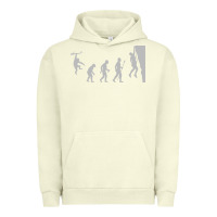 Pigment Pistachio funny rock climbing evolution Urban Hoodie - linhVisuals
