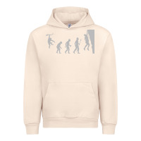 Sandshell funny rock climbing evolution Urban Hoodie - linhVisuals