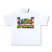 White lgbtq friendly pride Urban Heavy Tee - FaDigitalArtStudio