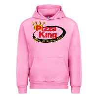 Fuchsia Pink Pizza King Cowboy Urban Hoodie - linhVisuals