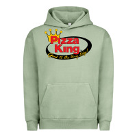 Pigment Oil Green Pizza King Cowboy Urban Hoodie - linhVisuals
