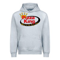 Heather Grey Pizza King Cowboy Urban Hoodie - linhVisuals
