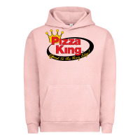Pigment Salmon Pizza King Cowboy Urban Hoodie - linhVisuals