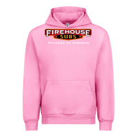 Fuchsia Pink Firehouse Subs Urban Hoodie - linhVisuals