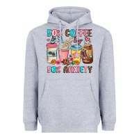 Half Teacher Half Coffee Heavyweight Hoodie | Teevron
