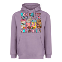 Lavender half teacher half coffee Heavyweight Hoodie - JahusDesignShop