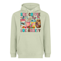 Matcha half teacher half coffee Heavyweight Hoodie - JahusDesignShop
