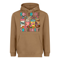 Toasted Coconut half teacher half coffee Heavyweight Hoodie - JahusDesignShop