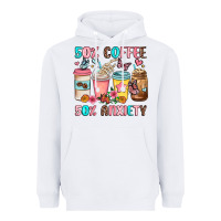 White half teacher half coffee Heavyweight Hoodie - JahusDesignShop