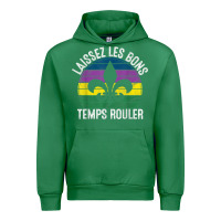 Emerald laissez les bons temps rouler gift mardi gras masquerade t shirt Urban Hoodie - linhVisuals