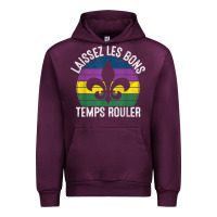 Mauve Wine laissez les bons temps rouler gift mardi gras masquerade t shirt Urban Hoodie - linhVisuals