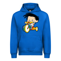 Cobalt bobby on his bike   bobbys world Urban Hoodie - linhVisuals