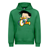 Emerald bobby on his bike   bobbys world Urban Hoodie - linhVisuals