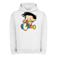 Pigment Lunar Rock bobby on his bike   bobbys world Urban Hoodie - linhVisuals