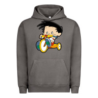 Pigment Tornado bobby on his bike   bobbys world Urban Hoodie - linhVisuals