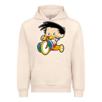 Sandshell bobby on his bike   bobbys world Urban Hoodie - linhVisuals