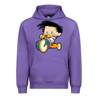 Tulip bobby on his bike   bobbys world Urban Hoodie - linhVisuals