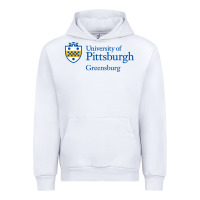 White University of Pittsburgh at Greensburg, Urban Hoodie - linhVisuals