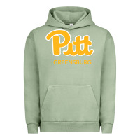 Pigment Oil Green UPG, Pitt-Greensburg, Bobcats, Urban Hoodie - linhVisuals