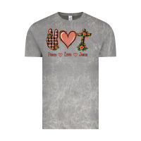 Cloud Rock Peace Love Jesus Vintage Tee - Jasminsmagicworld