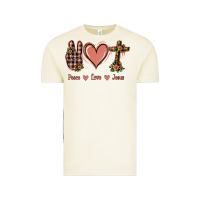 Vintage Arctic Peace Love Jesus Vintage Tee - Jasminsmagicworld