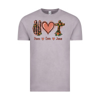 Vintage Zinc Peace Love Jesus Vintage Tee - Jasminsmagicworld