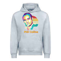 Heather Grey wpap phil collins rock Urban Hoodie - linhVisuals