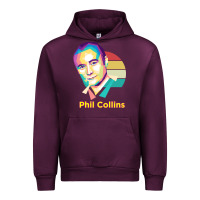 Mauve Wine wpap phil collins rock Urban Hoodie - linhVisuals