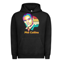 Pigment Black wpap phil collins rock Urban Hoodie - linhVisuals