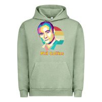 Pigment Oil Green wpap phil collins rock Urban Hoodie - linhVisuals