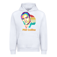 White wpap phil collins rock Urban Hoodie - linhVisuals