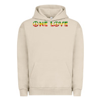 Pigment French Oak one love rasta reggae music rastafarian lover jamaica peace t shirt Urban Hoodie - linhVisuals