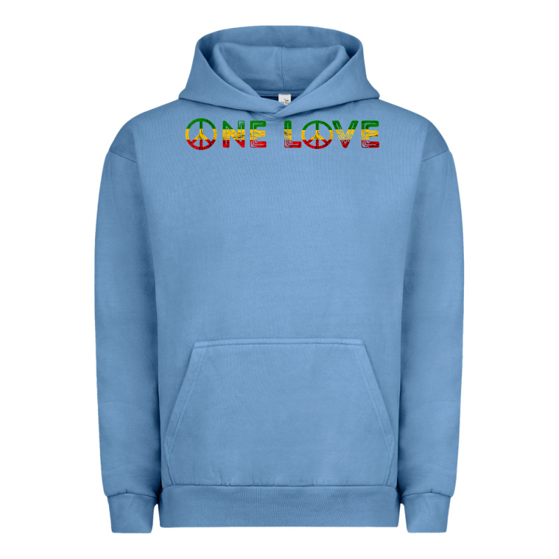 One Love Rasta Reggae Music Rastafarian Lover Jamaica Peace T Shirt Urban Hoodie by linhVisuals | Teevron