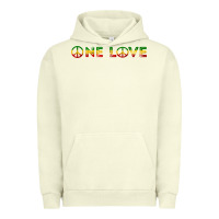 Pigment Pistachio one love rasta reggae music rastafarian lover jamaica peace t shirt Urban Hoodie - linhVisuals