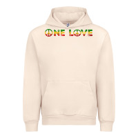 Sandshell one love rasta reggae music rastafarian lover jamaica peace t shirt Urban Hoodie - linhVisuals