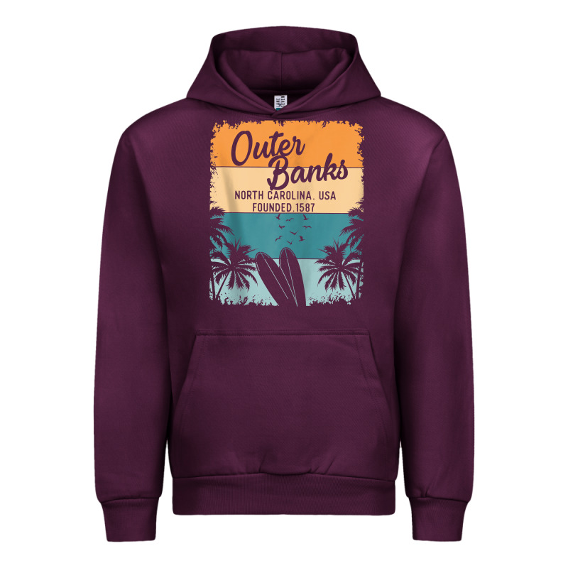 Outer Banks Shirts Men Women Kids Obx North Carolina Nc Gift Zip Hoodi Urban Hoodie by linhVisuals | Teevron