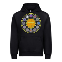 Black talismans   jackie chan adventures Urban Hoodie - linhVisuals