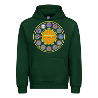 Forest Green talismans   jackie chan adventures Urban Hoodie - linhVisuals