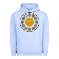 Pigment Grape Ice talismans   jackie chan adventures Urban Hoodie - linhVisuals