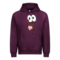 Mauve Wine sponge.bob squa.re.pants patrick face portrait Urban Hoodie - linhVisuals