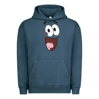 Pigment Midnight Navy sponge.bob squa.re.pants patrick face portrait Urban Hoodie - linhVisuals