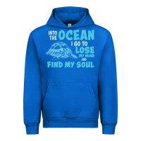 Cobalt into the ocean i go to find my soul Urban Hoodie - linhVisuals
