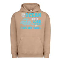 Pigment Burro into the ocean i go to find my soul Urban Hoodie - linhVisuals