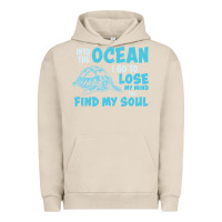 Pigment French Oak into the ocean i go to find my soul Urban Hoodie - linhVisuals