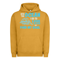 Pigment Peanut Butter into the ocean i go to find my soul Urban Hoodie - linhVisuals
