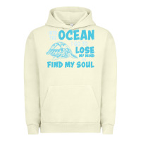 Pigment Pistachio into the ocean i go to find my soul Urban Hoodie - linhVisuals