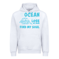 White into the ocean i go to find my soul Urban Hoodie - linhVisuals