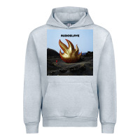 Heather Grey Clear Design Urban Hoodie - linhVisuals